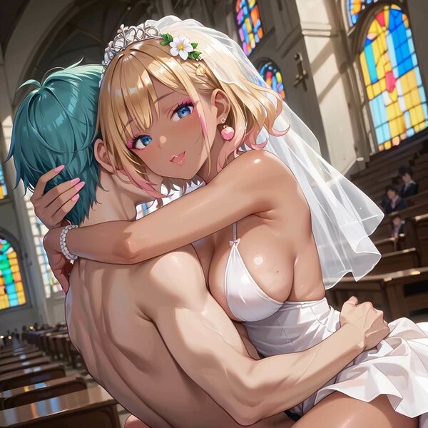 ギャル花嫁、誓いのキスより濃厚なの希望っす★〜ダメだから燃えるんだよ！！〜【厳選CG200枚収録】 画像8