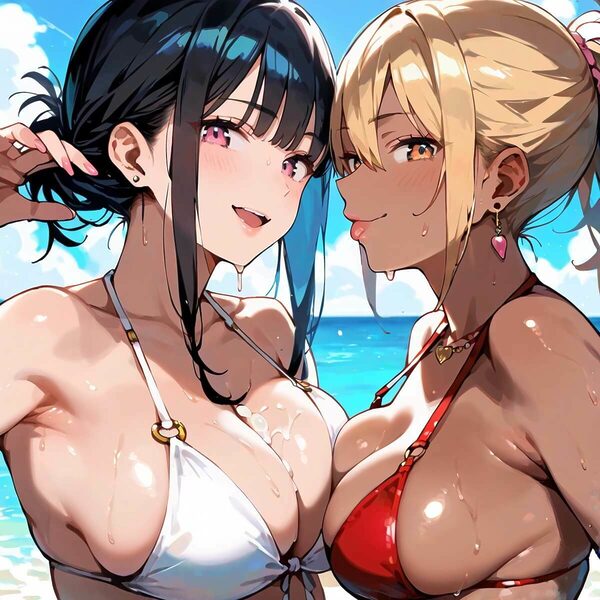 ビッチなギャルにはお仕置きだ5！【厳選270枚】こぼれる水着が眩しすぎて！！ 画像10