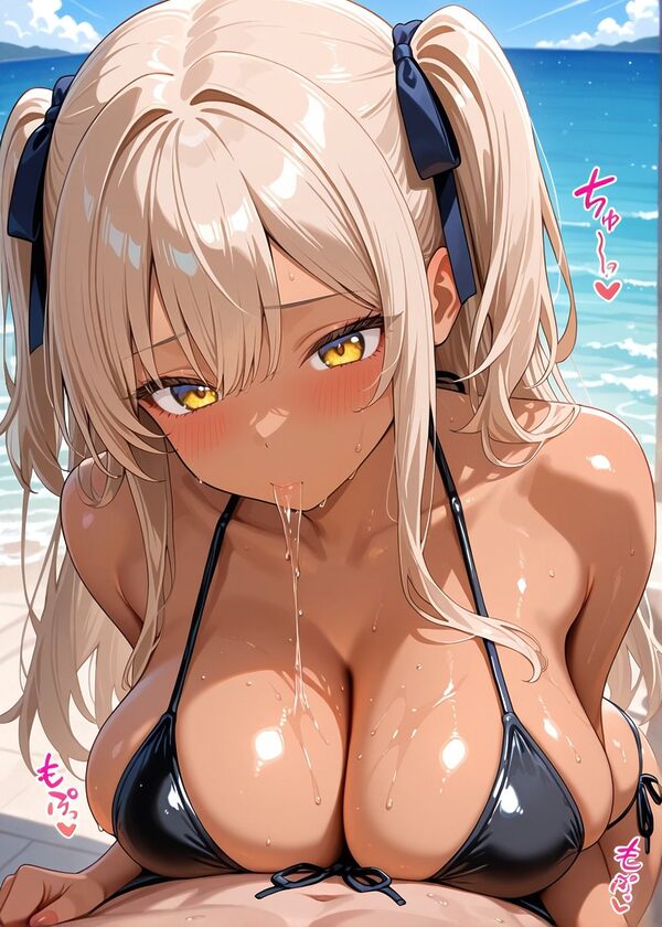 海に行ったら日焼けギャルとヤレた話 画像3