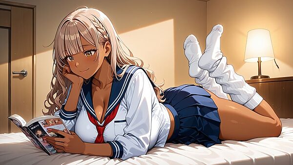 爆乳白ギャルと褐色ギャルが同級生宅で誘惑中出し【4K】【FANZA専売】 画像5