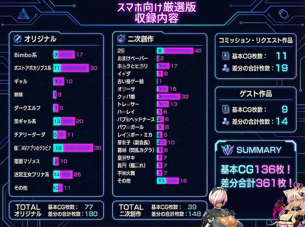 アルセノテリス 支援サイト限定CGコレクション 2015-2019: スマホ向け厳選版 画像2