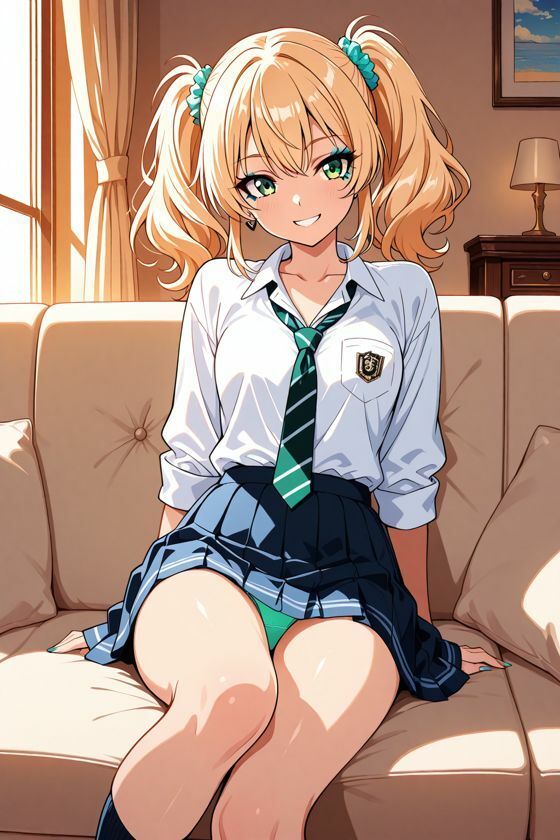 【AI CG集】金髪ギャルの誘惑 画像5