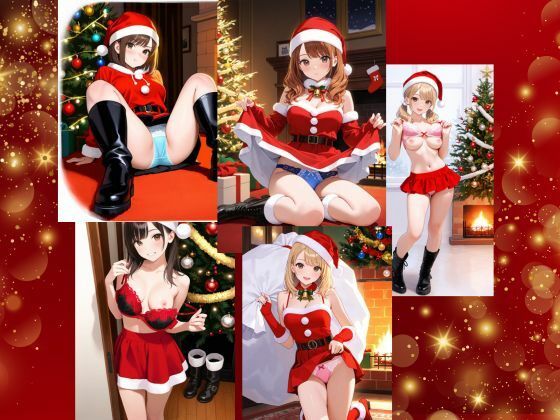 ミニスカサンタのパンチラプレゼント 画像4