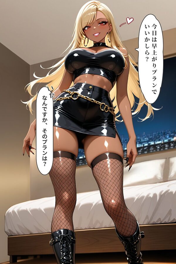 黒ギャル催●-甘く堕ちる視線- 画像9