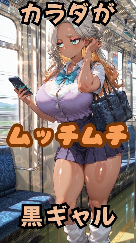 ムチムチ黒ギャルの普段のスガタとエロシチュ 画像1