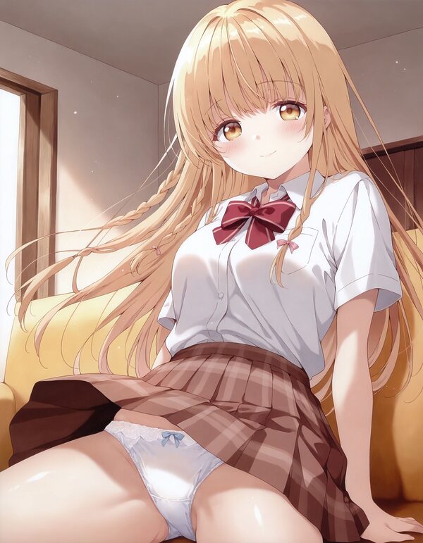 椎〇真昼のパンチラ 画像1